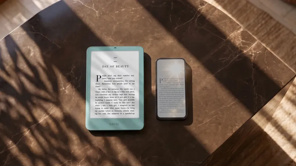 Official Amazon product photograph showing the 2026 Kindle Paperwhite