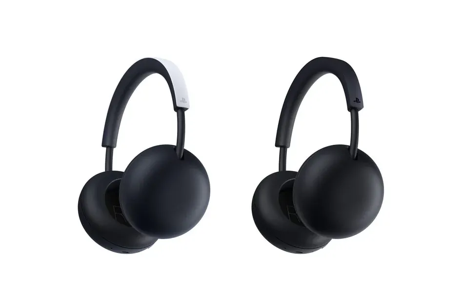 Official Sony image of the PlayStation Pulse wireless headset in two colorways